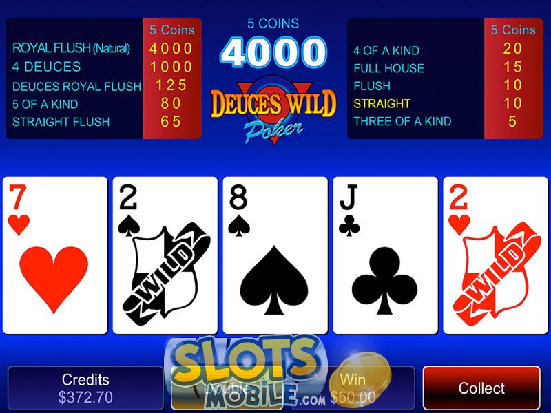 Deuces Wild Video Poker Play Free