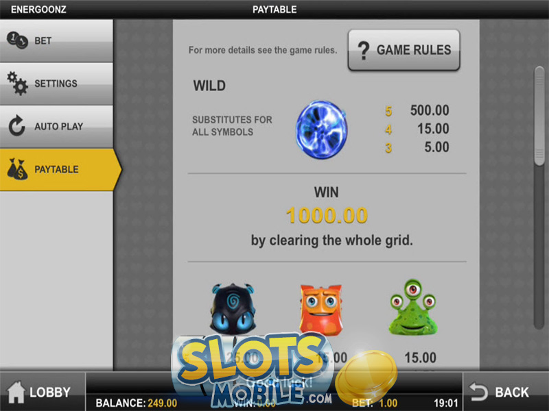Energoonz Slot Uk